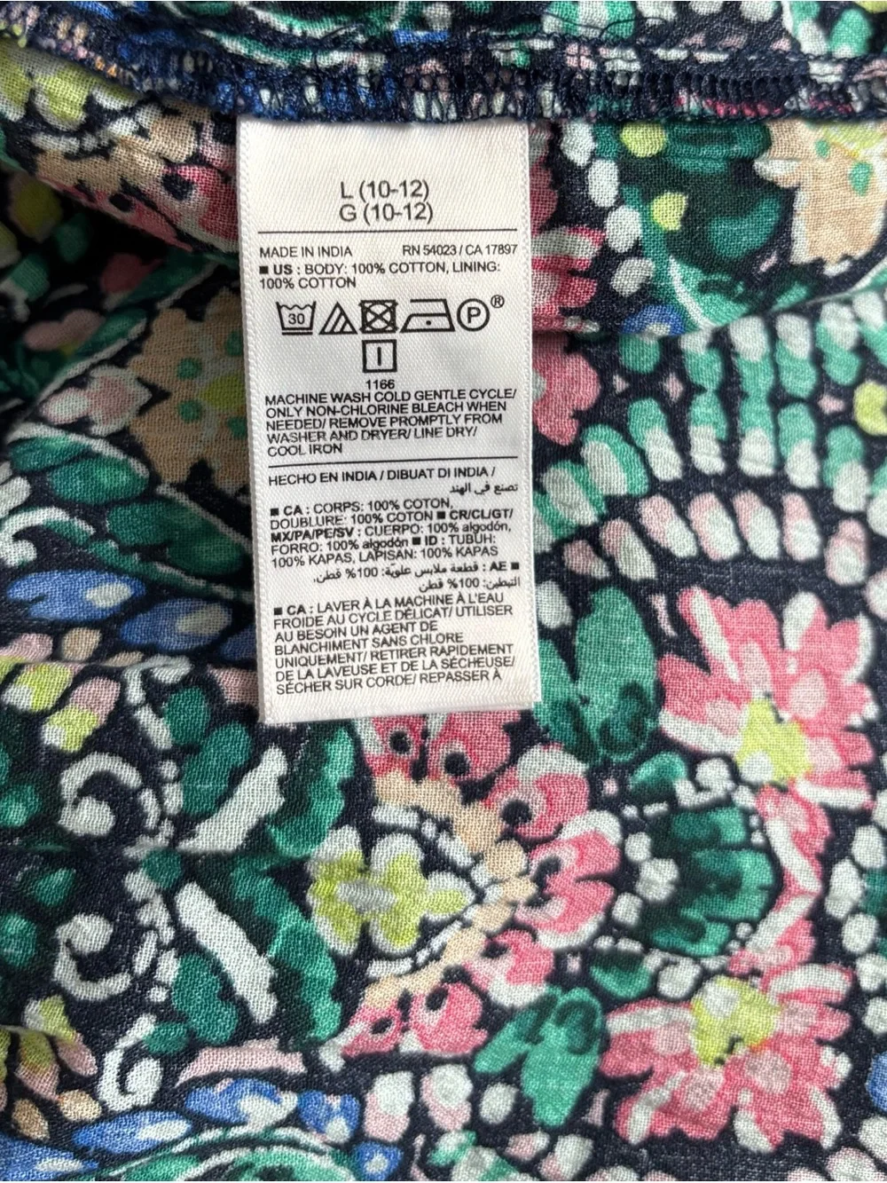 Old Navy Midi Dress Fit Flare Colorful Halter Neck Girls L NWT Boho Cottage